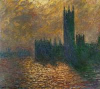 Monet, Claude Oscar - Houses of Parliament, Stormy Sky